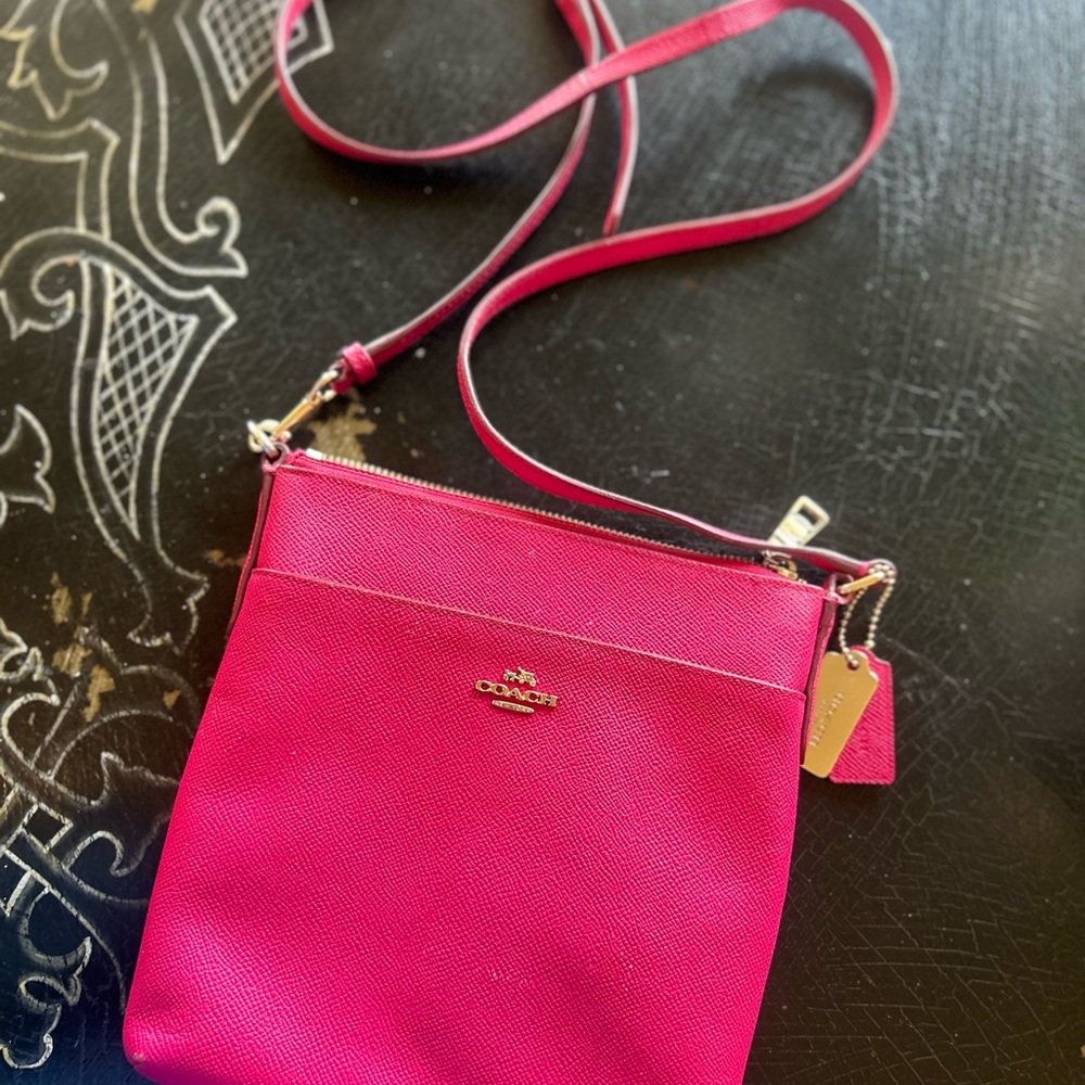 Coach Pink Crossbody Bag - Picture 6 of 11